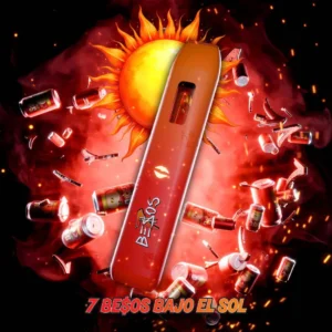7BESOS Bajo La Luna El Sol premium cannabis product featuring dual moon and sun inspired branding with elegant packaging design