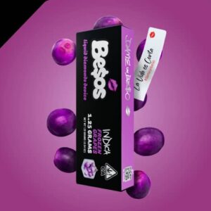 Frozen Grapes cannabis strain product with frosty appearance and sweet grape flavor profile in premium packaging